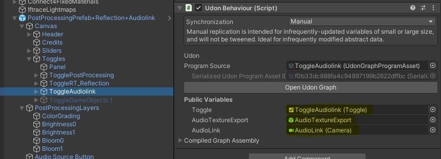 VRChat World Settings Pannel
