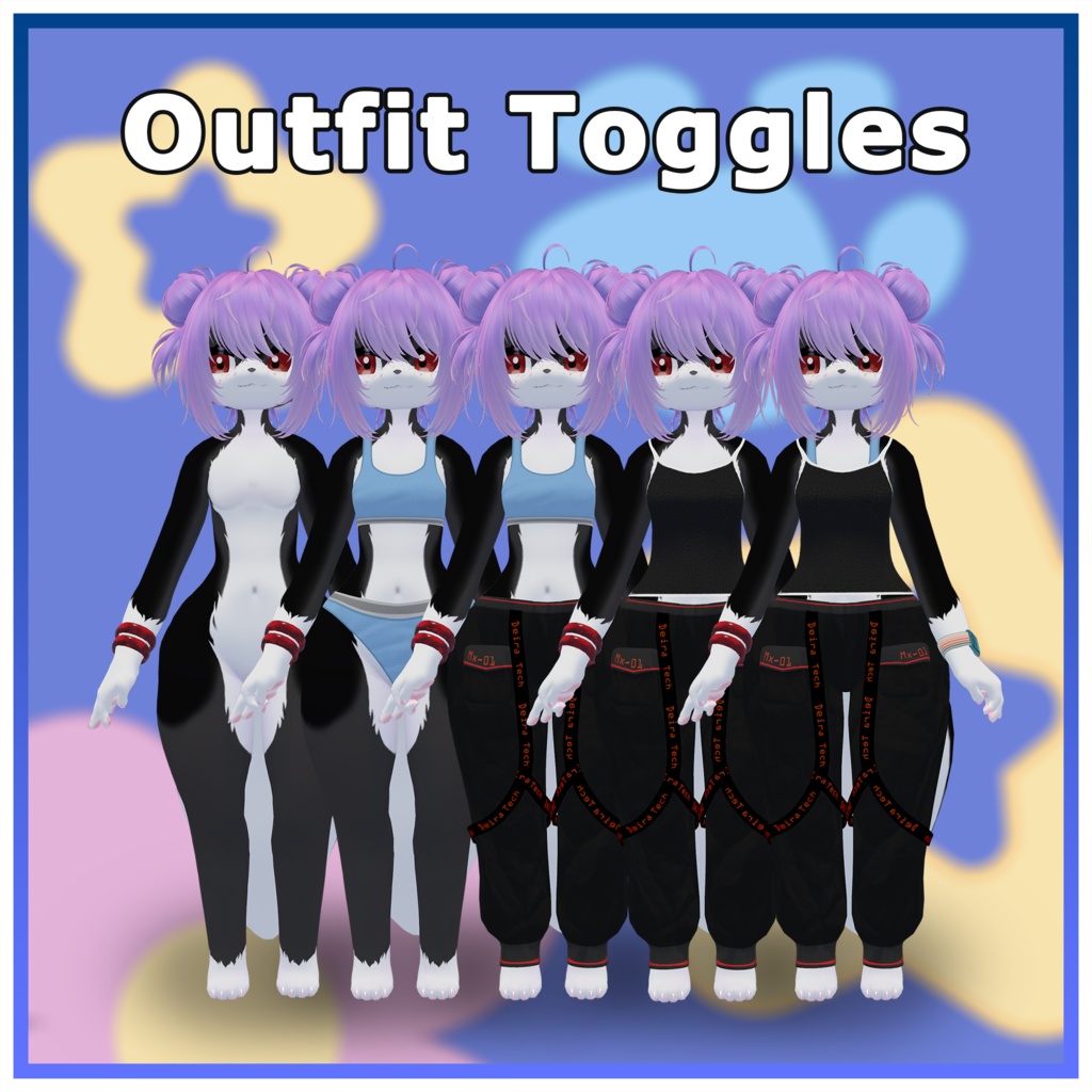 Sandy Techwear VRChat Avatar