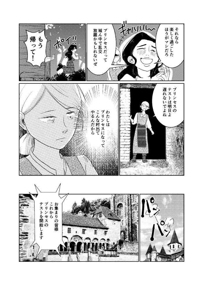 プリンセスのテスト