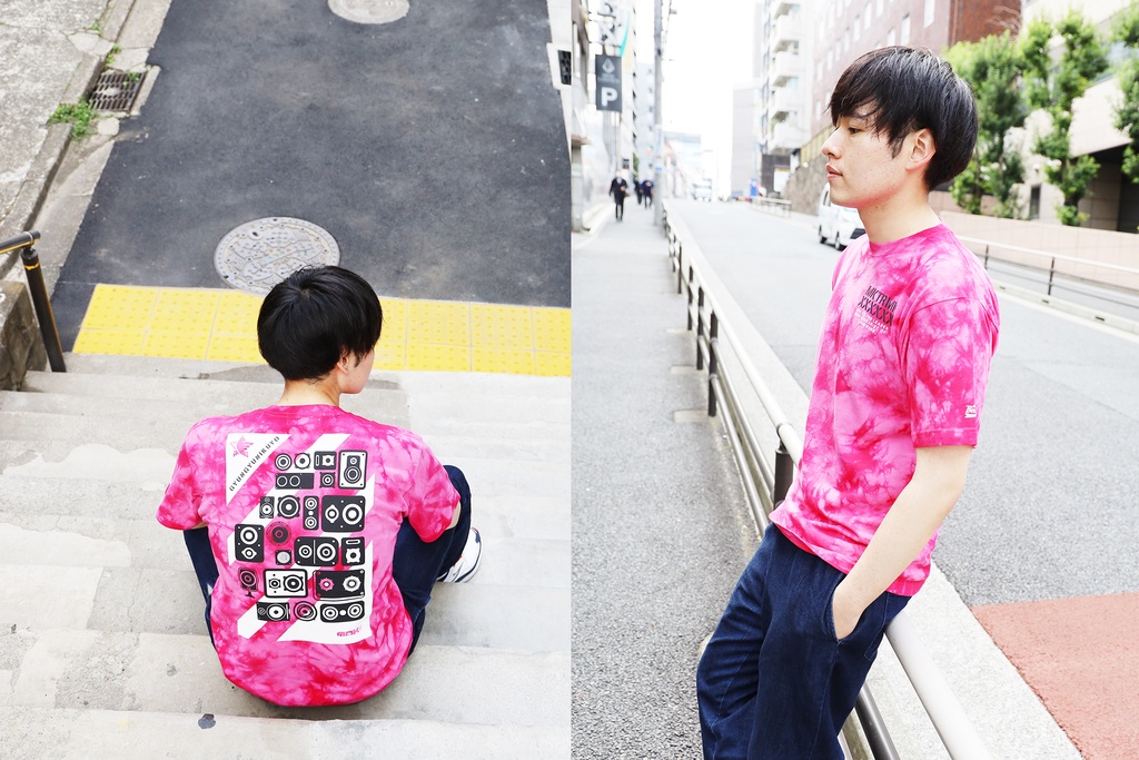 October Beast×弦巻マキタイダイTシャツ