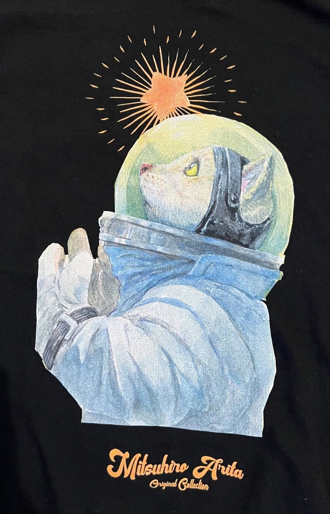 October Beast × 有田満弘「Star Cat」Tシャツ