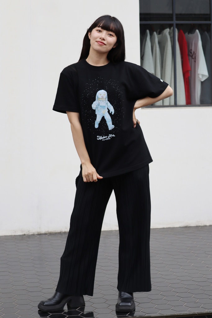 October Beast × 有田満弘「Space Cat」Tシャツ