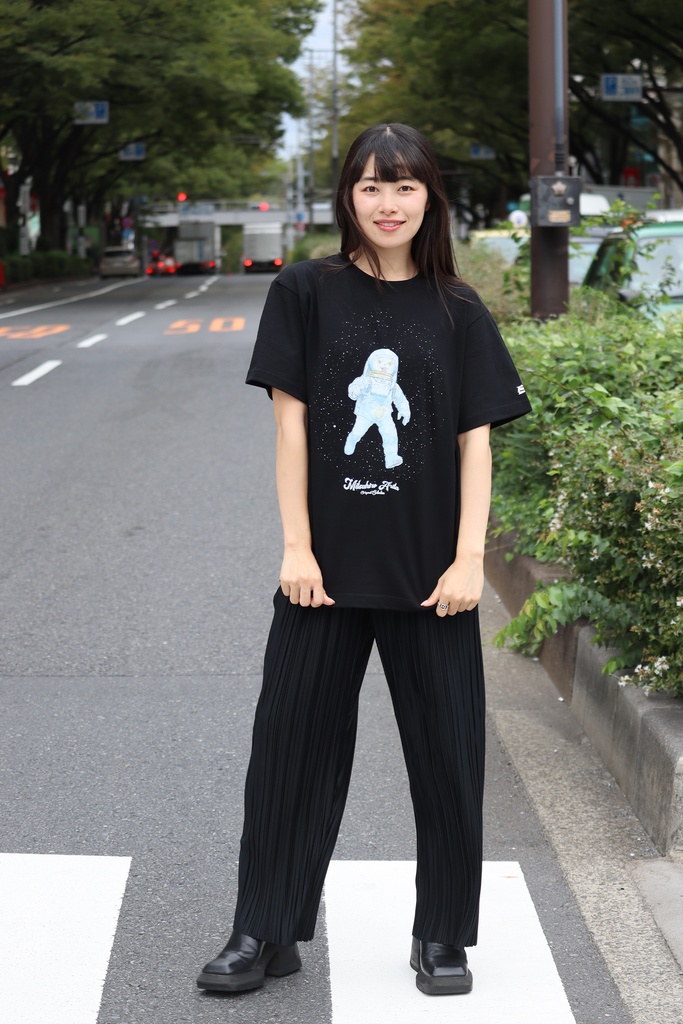 October Beast × 有田満弘「Space Cat」Tシャツ