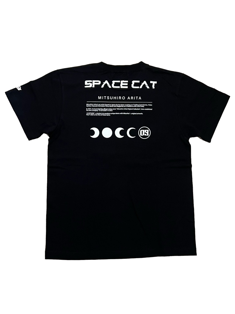 October Beast × 有田満弘「Space Cat」Tシャツ