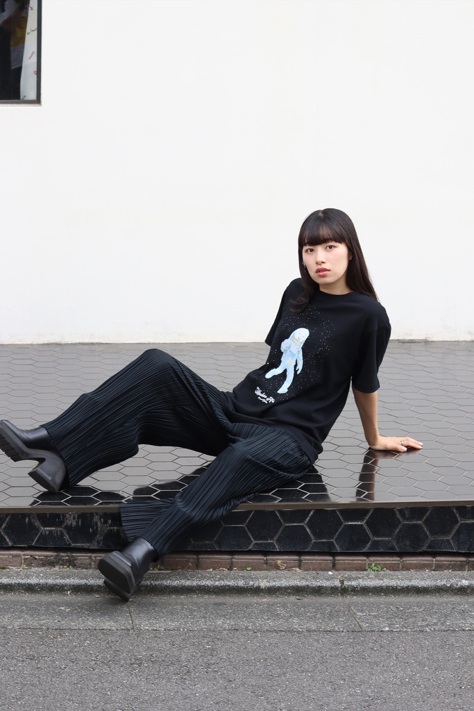 October Beast × 有田満弘「Space Cat」Tシャツ