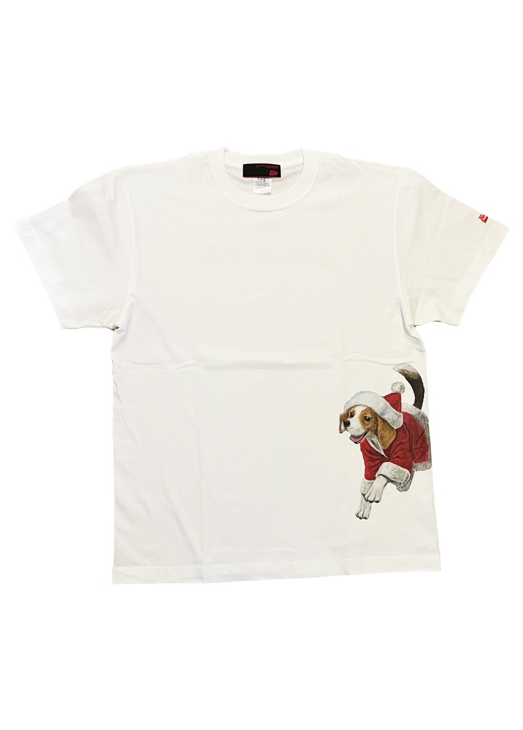 October Beast × 有田満弘「Santa Dog」Tシャツ