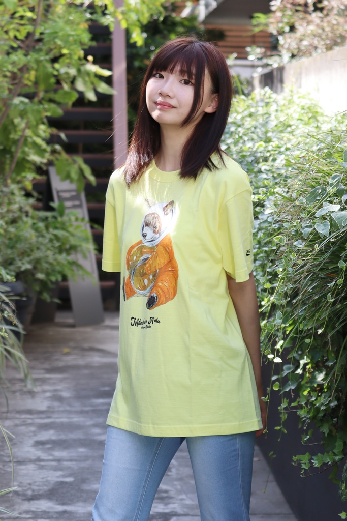 October Beast × 有田満弘「Space Bear Cub」Tシャツ