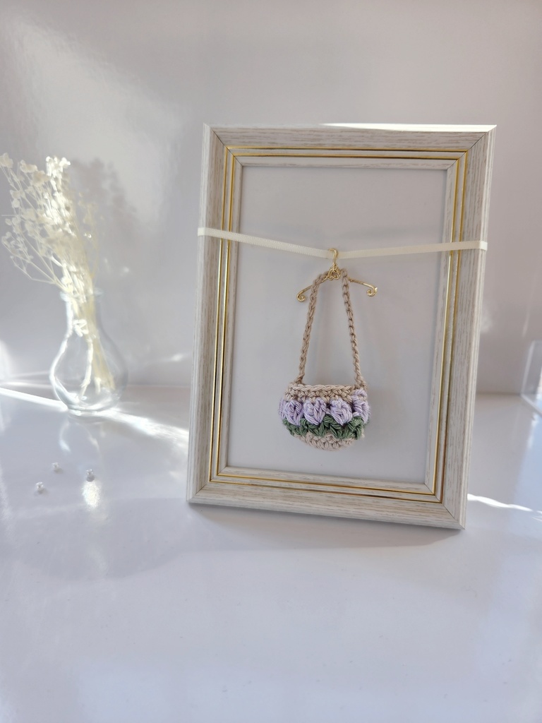 【ぬい用】ふんわりフォルムのチューリップバック🌷