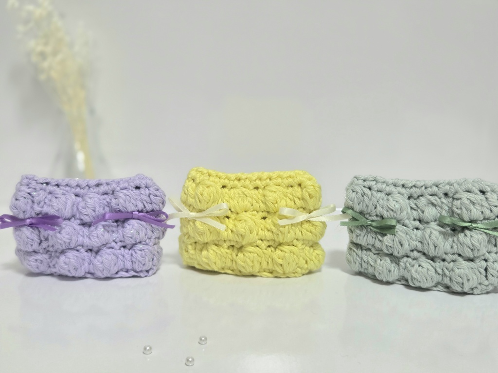 ぽこぽこリボン帽子春色カラー🎀