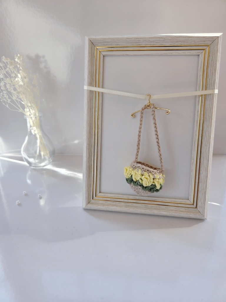 チューリップバック×春色ぽこぽこリボン帽子セット🌷🎀(送料無料)