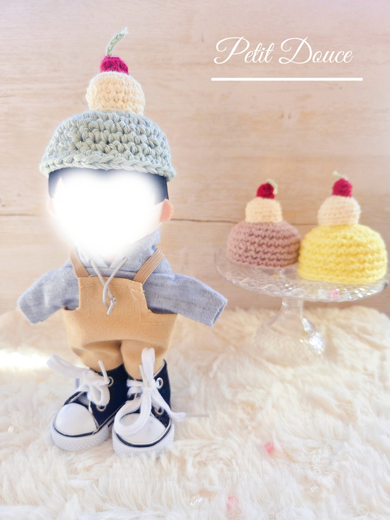 【頭囲約16cm】とろけるフロート帽子🍨