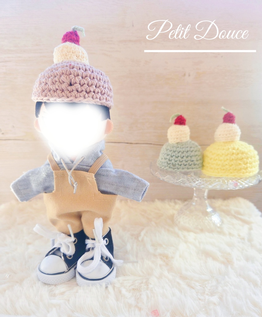 【頭囲約16cm】とろけるフロート帽子🍨