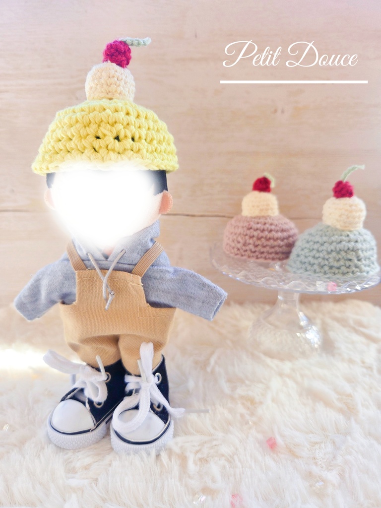 【頭囲約16cm】とろけるフロート帽子🍨