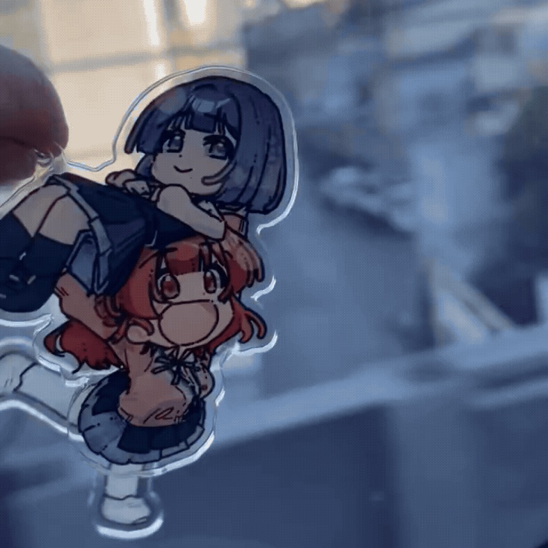 佑芽疾走アクキー!