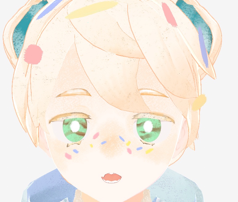 (無料あり)【VRoid向け瞳テクスチャ】アイス屋さんのアイテクスチャ