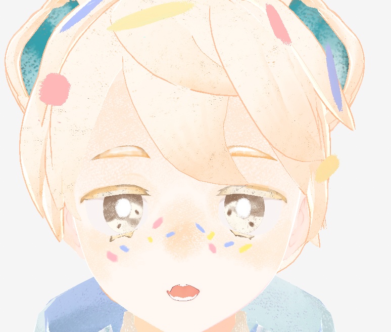 (無料あり)【VRoid向け瞳テクスチャ】アイス屋さんのアイテクスチャ