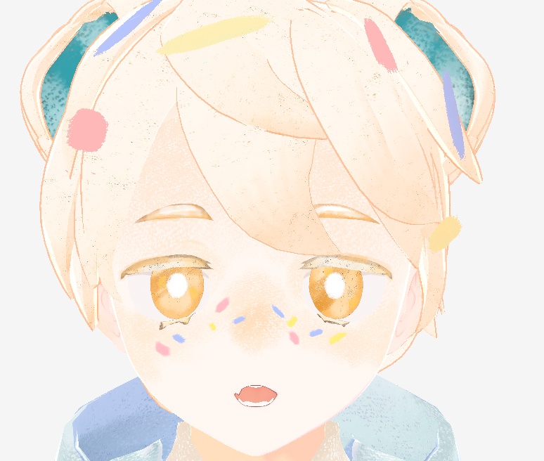 (無料あり)【VRoid向け瞳テクスチャ】アイス屋さんのアイテクスチャ