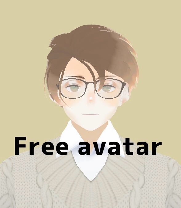 【VRoid / VRM model】シロ　無料アバター　Free
