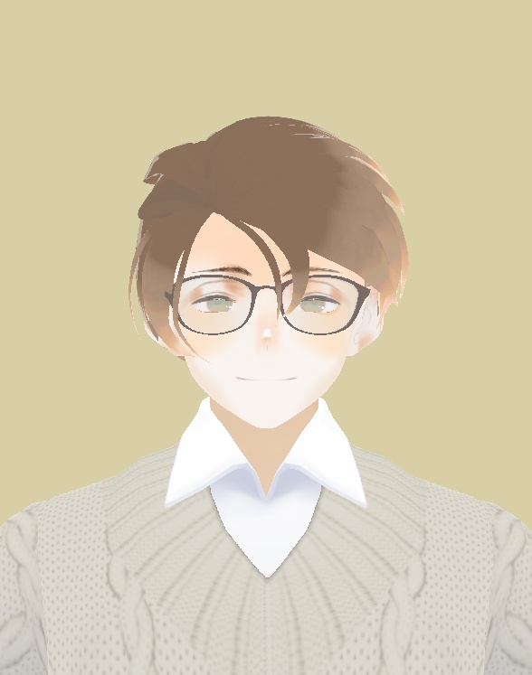 【VRoid / VRM model】シロ 無料アバター Free