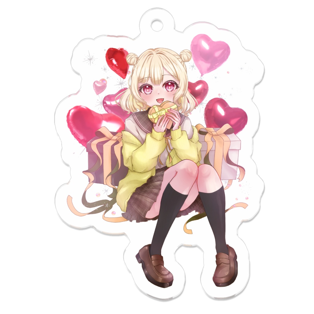夢実苺恋バレンタインアクキーver等身