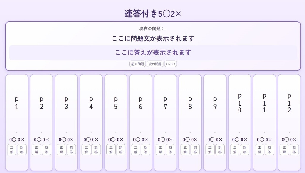 Quiz Scoreboard Collection