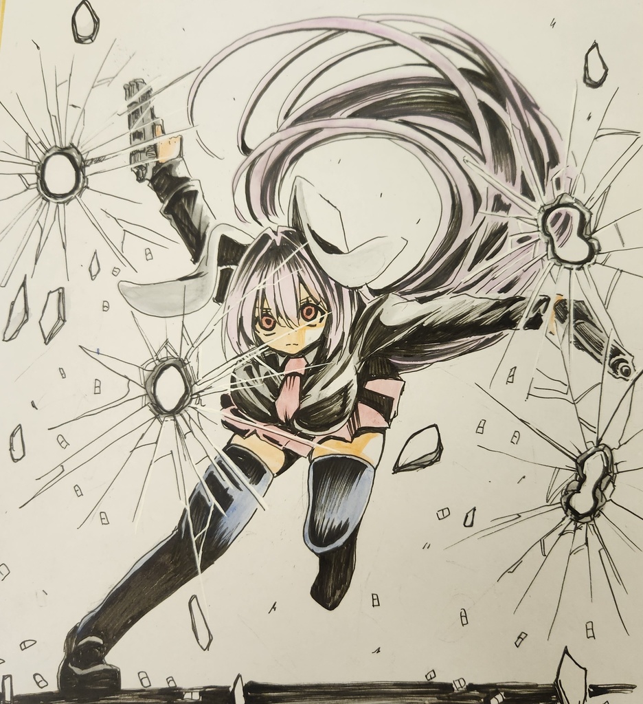 【1キャラ】玉兎【一般向け色紙】