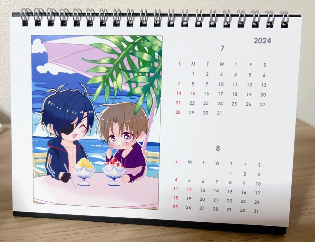 燭へし2024年カレンダー