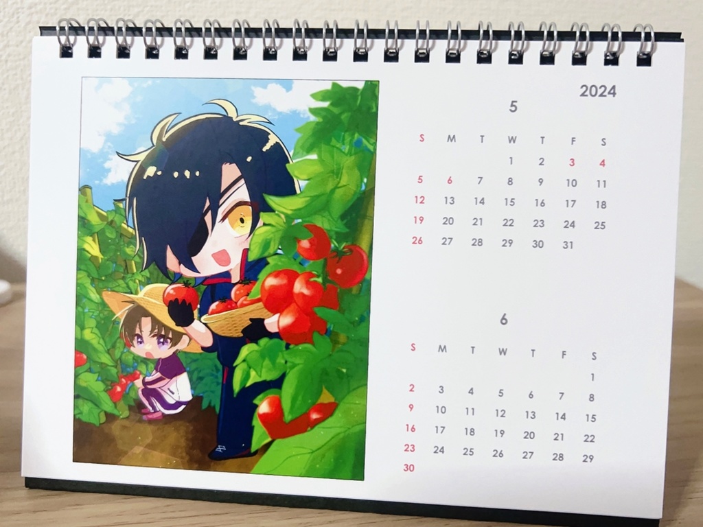 燭へし2024年カレンダー