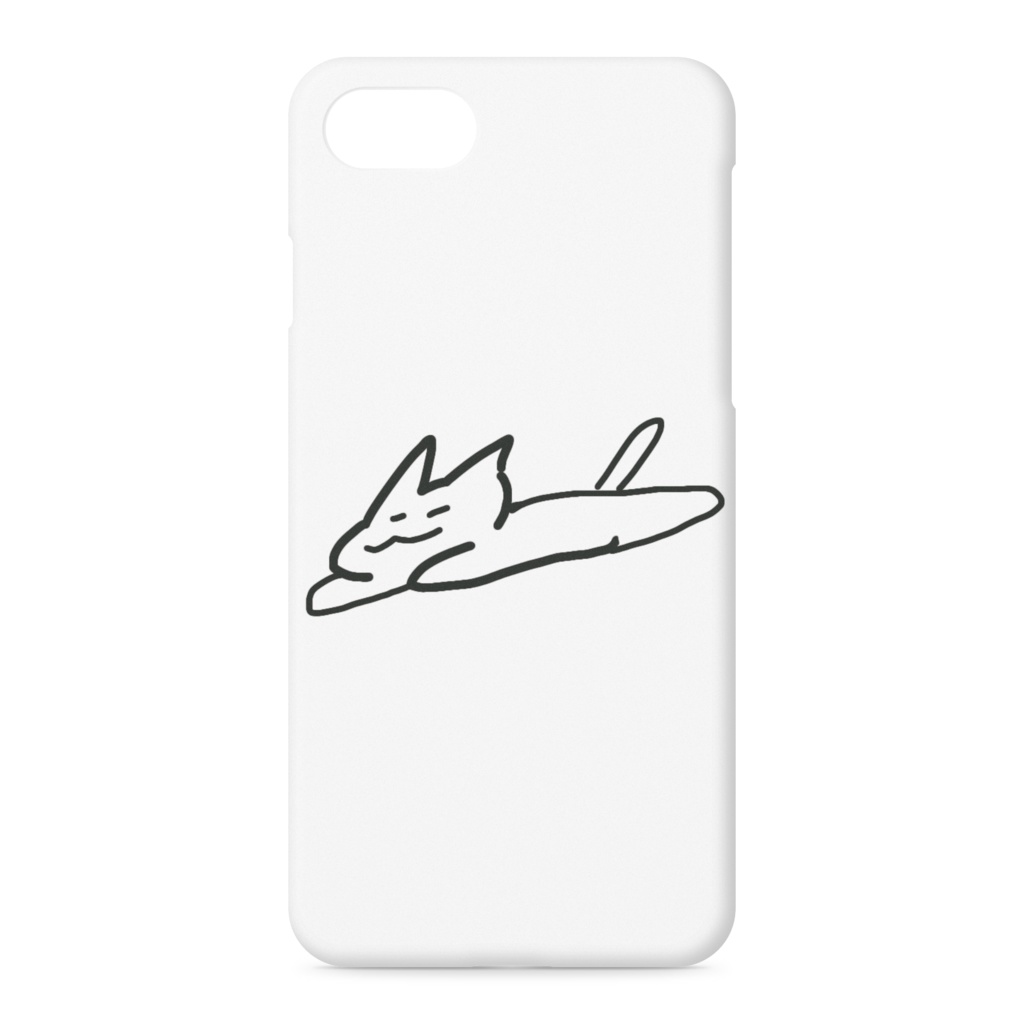 のびる猫のiPhoneケース