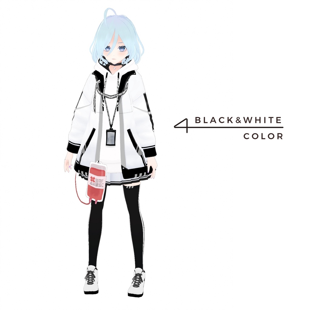 【無料版有・Vroid正式版】輸血パーカーセット