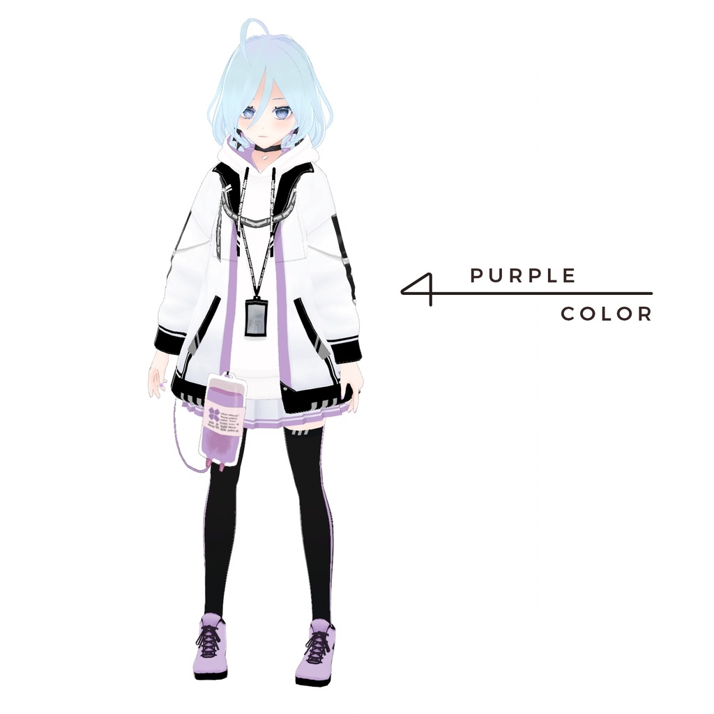 【無料版有・Vroid正式版】輸血パーカーセット