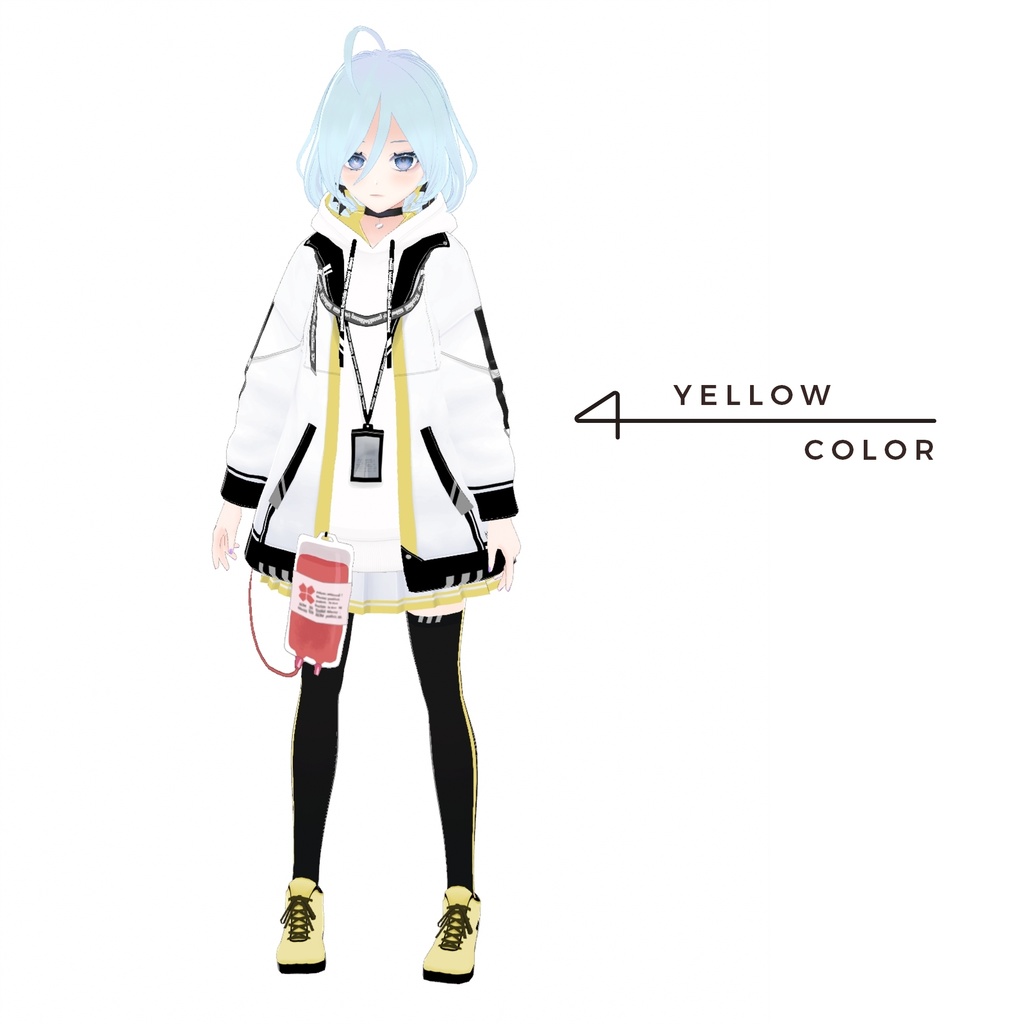 【無料版有・Vroid正式版】輸血パーカーセット