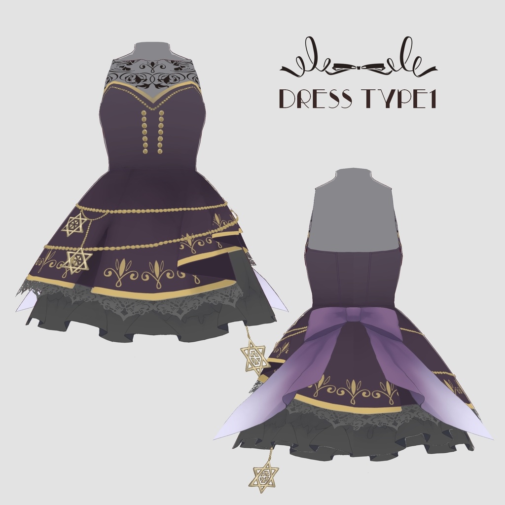 【VRoid正式版】星降るドレス1