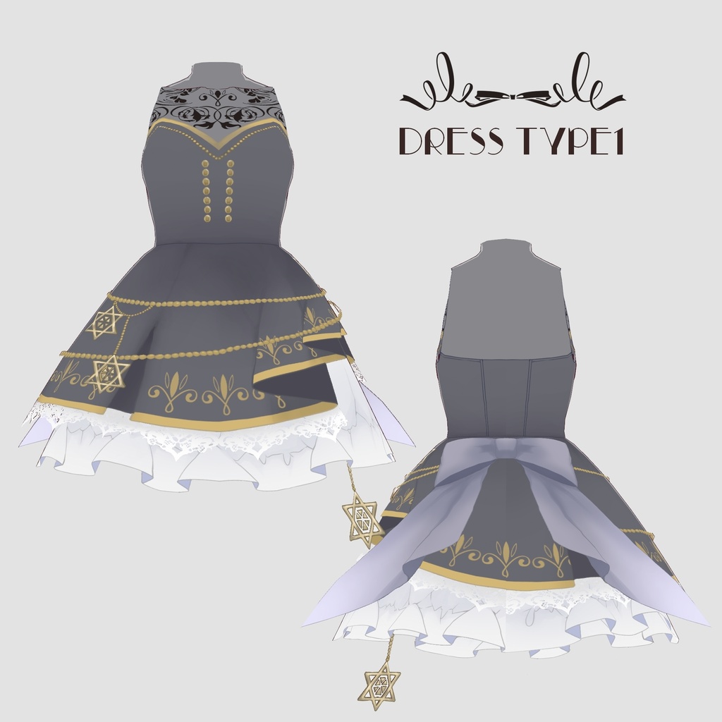 【VRoid正式版】星降るドレス1