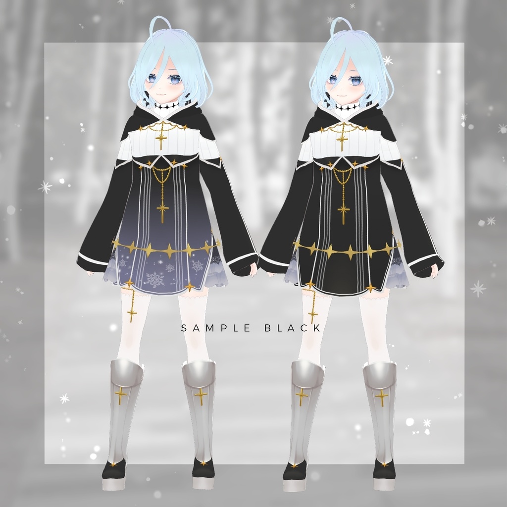 【VRoid正式版】ファンタジー衣装・聖職者コートB