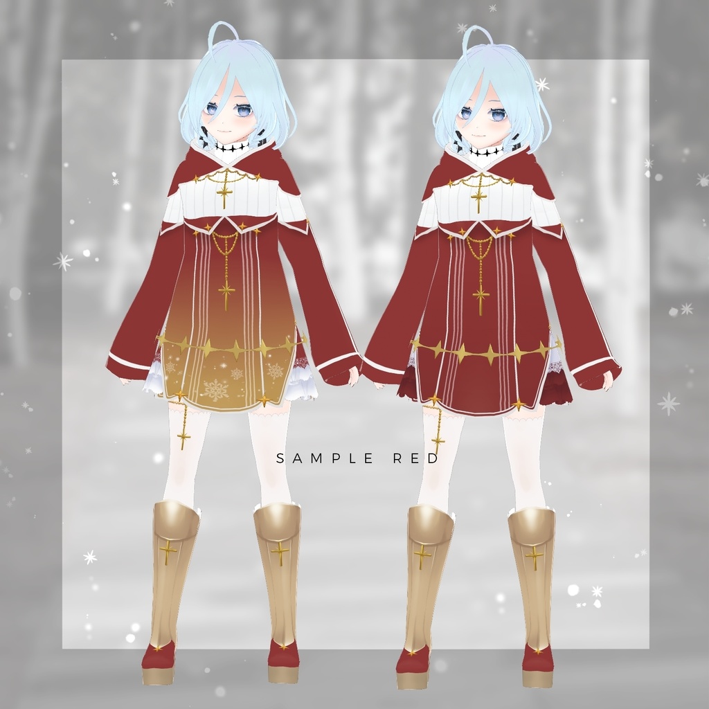 【VRoid正式版】ファンタジー衣装・聖職者コートB