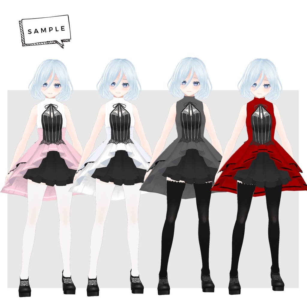【VRoid正式版】ドレスセット