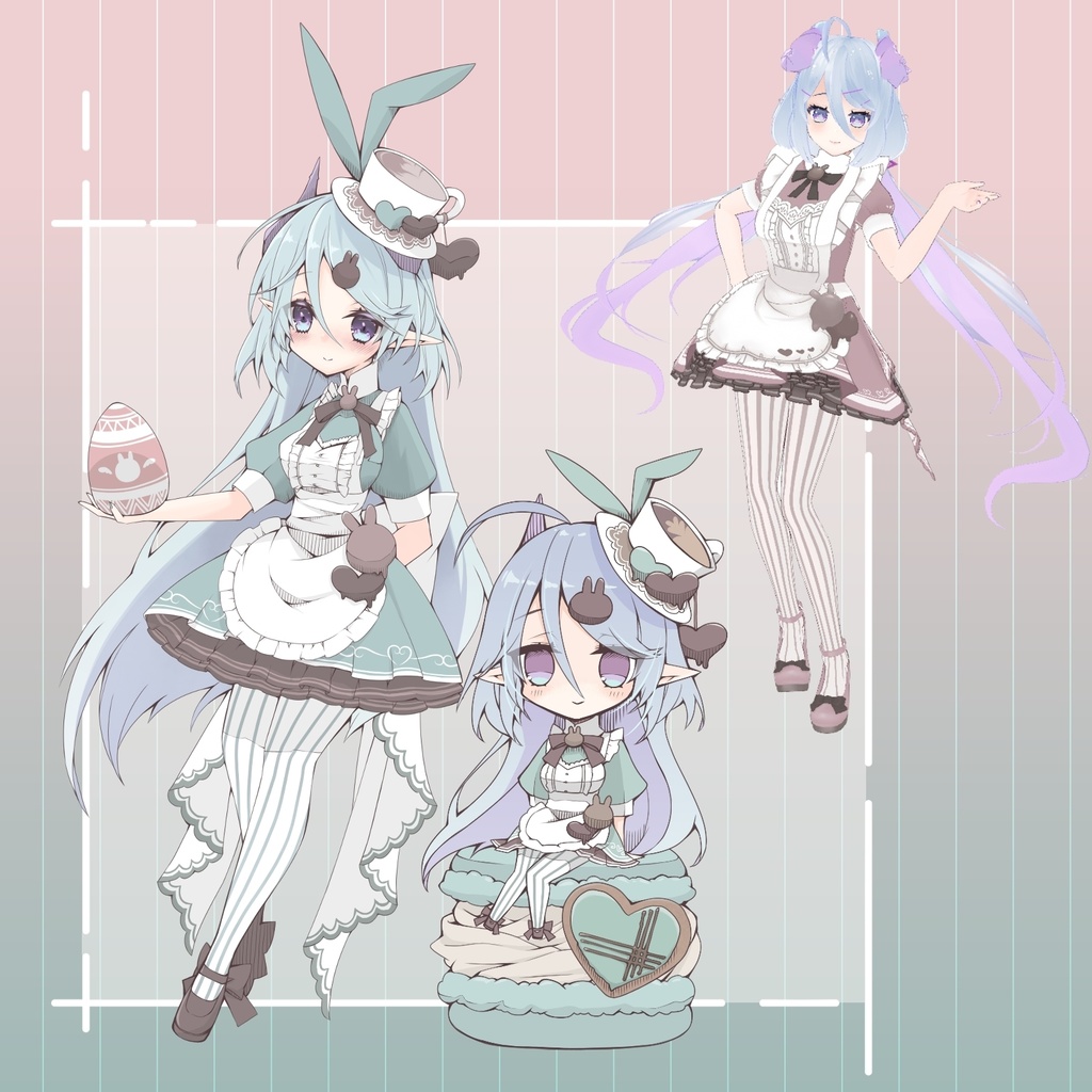 【VRoid正式版】スイートドレス