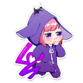 コーディング付きアクリルキーホルダー / 3種類 × 3サイズ