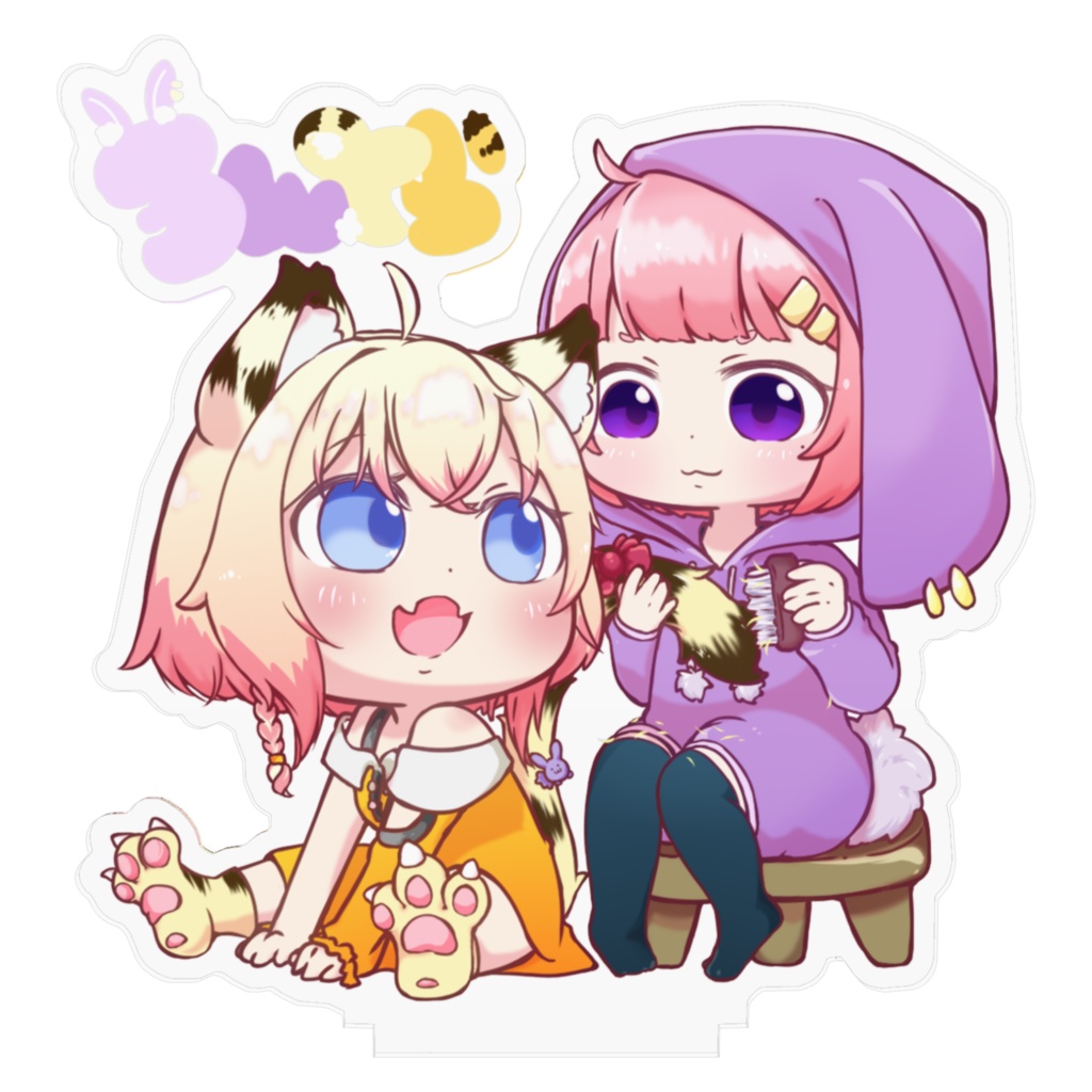 ろんとら仲良しアクスタ(100x100mm)