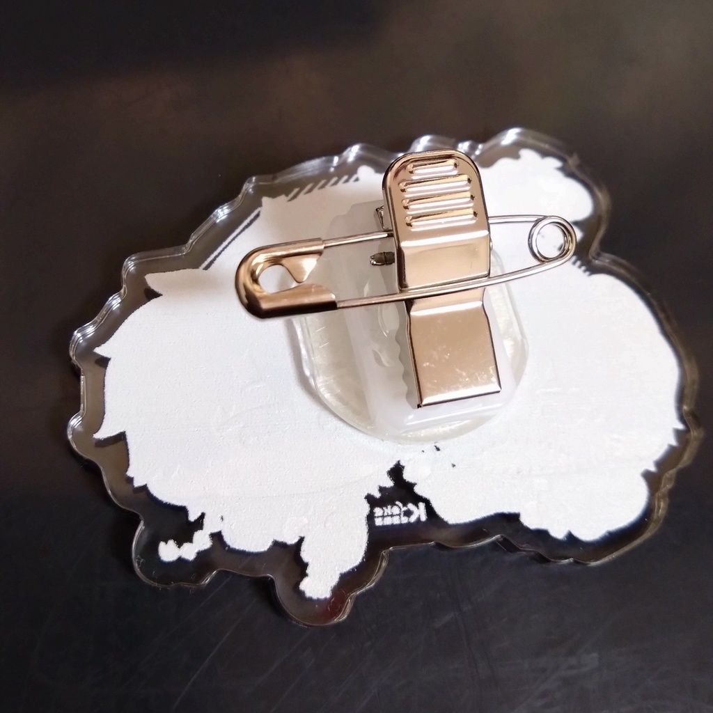 アクリルクリップ