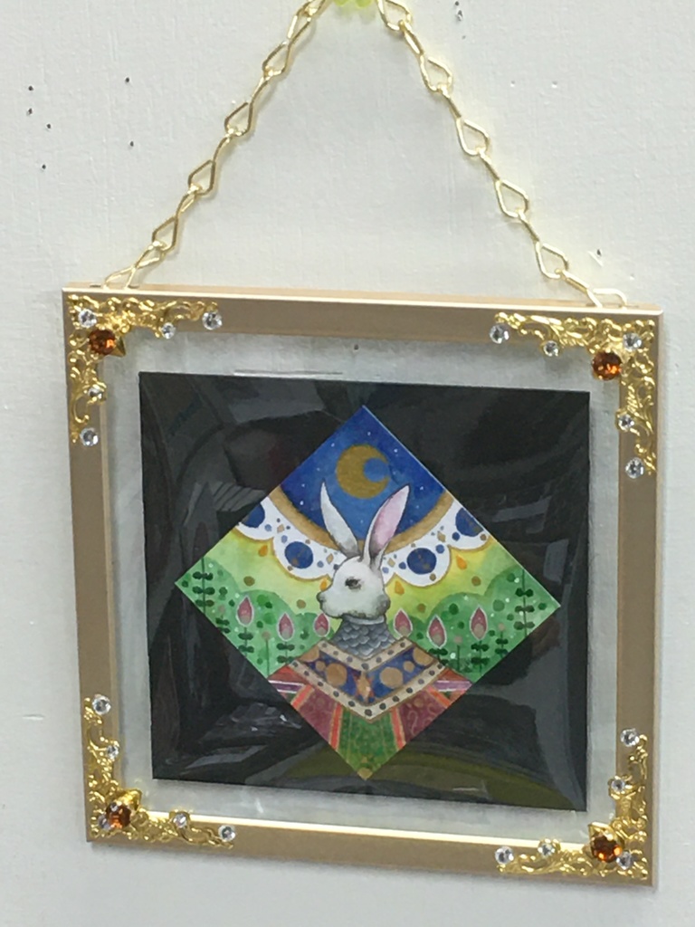 ミニ原画:Rabbit King-Moon
