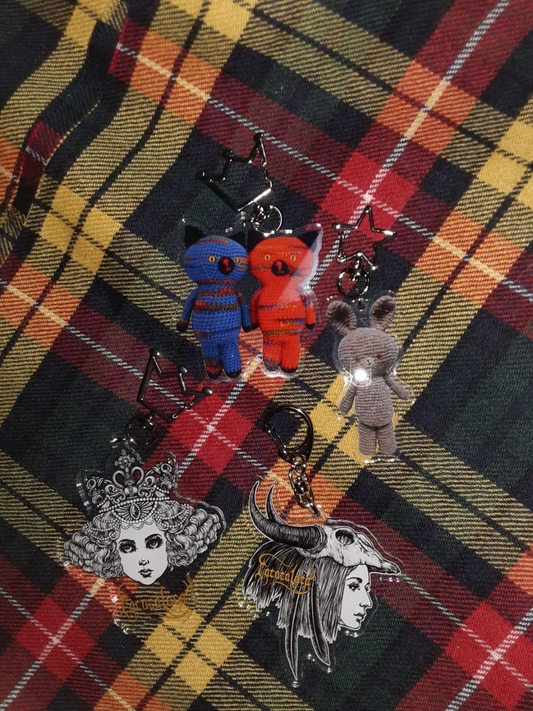 あみぐるみアクリルキーホルダー