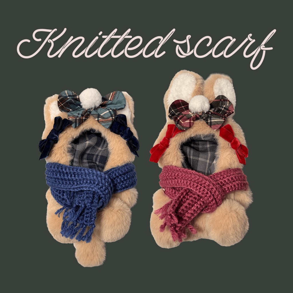 おすわりぬい服　マフラー