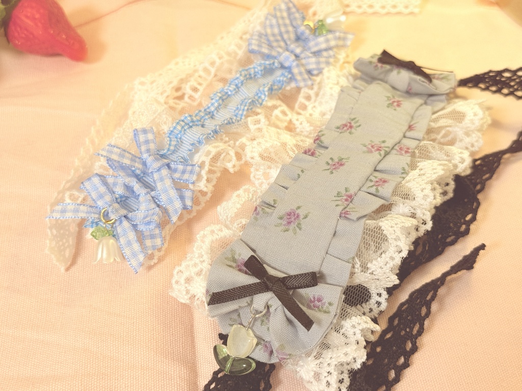 フリルヘッドドレス ぬい服
