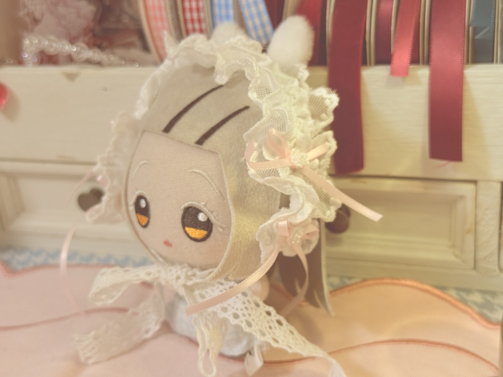 フリルヘッドドレス ぬい服