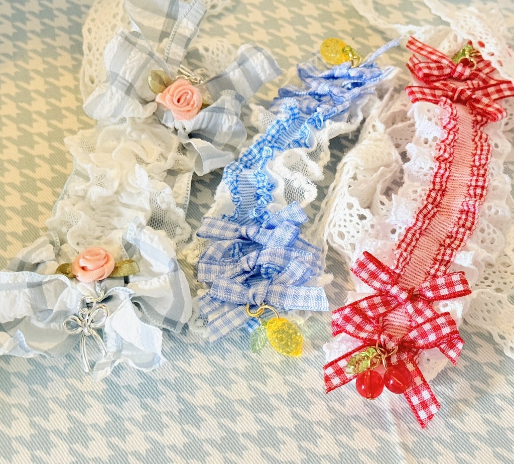 フリルヘッドドレス ぬい服