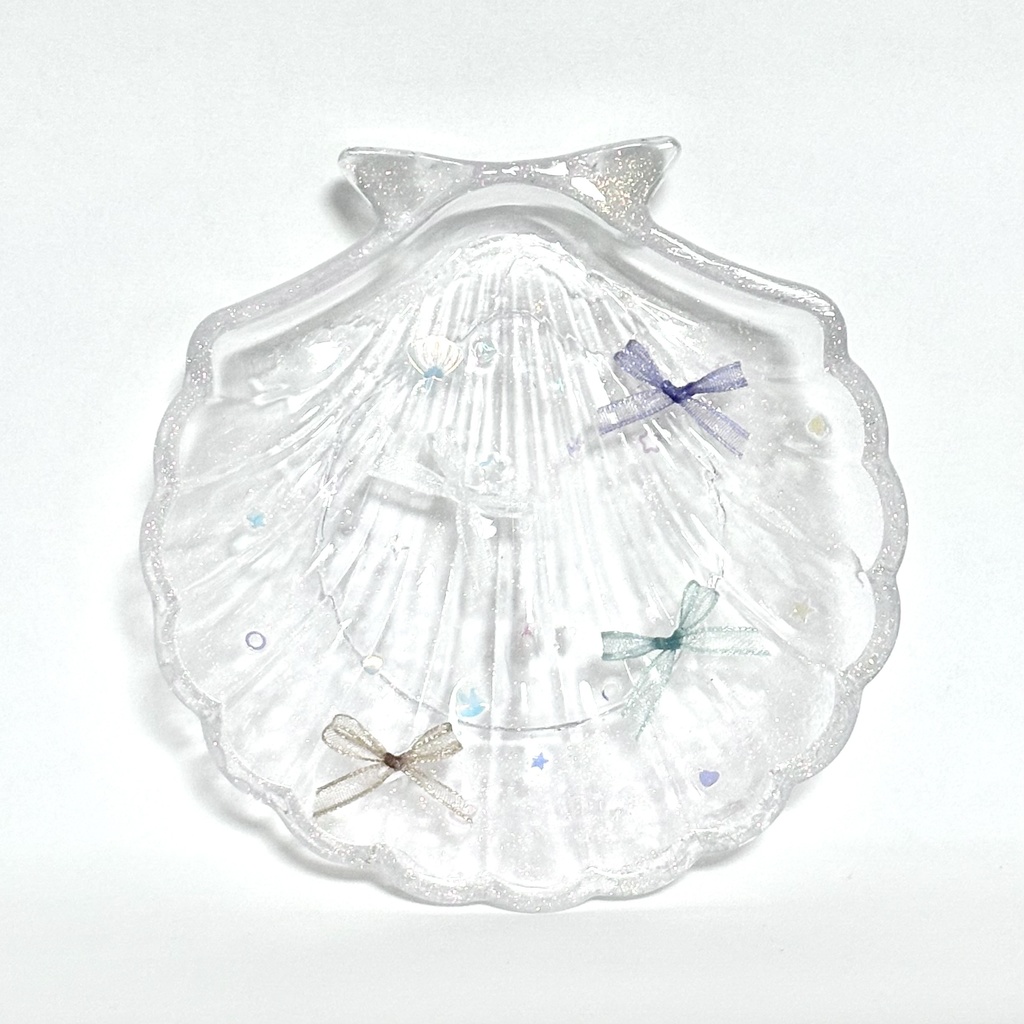 ゆめかわシェルトレイ⭐︎キラキラリボン⭐︎