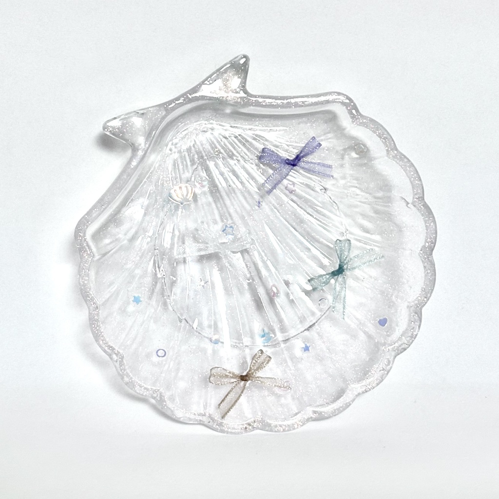 ゆめかわシェルトレイ⭐︎キラキラリボン⭐︎