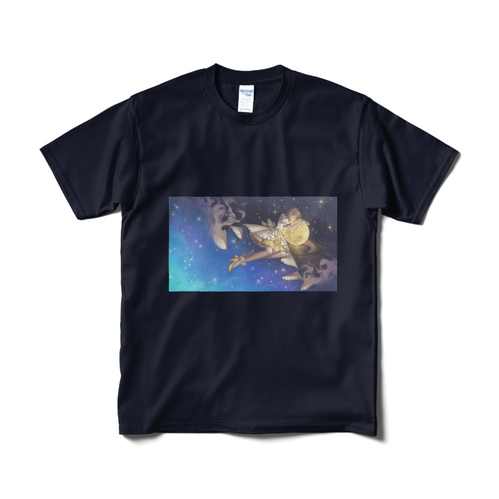 Ele night Tシャツネイビー🌕🪄︎︎